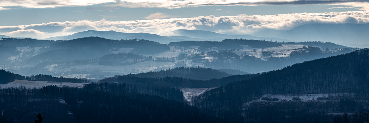 Góry Kaczawskie panorama