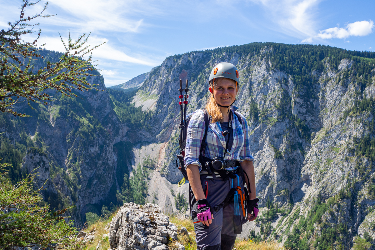 Rax widoki na dolinę Großes Höllental i Glaislochboden