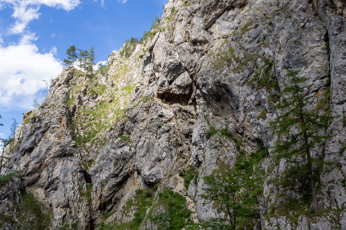 Teufelsbadstubensteig drabinka