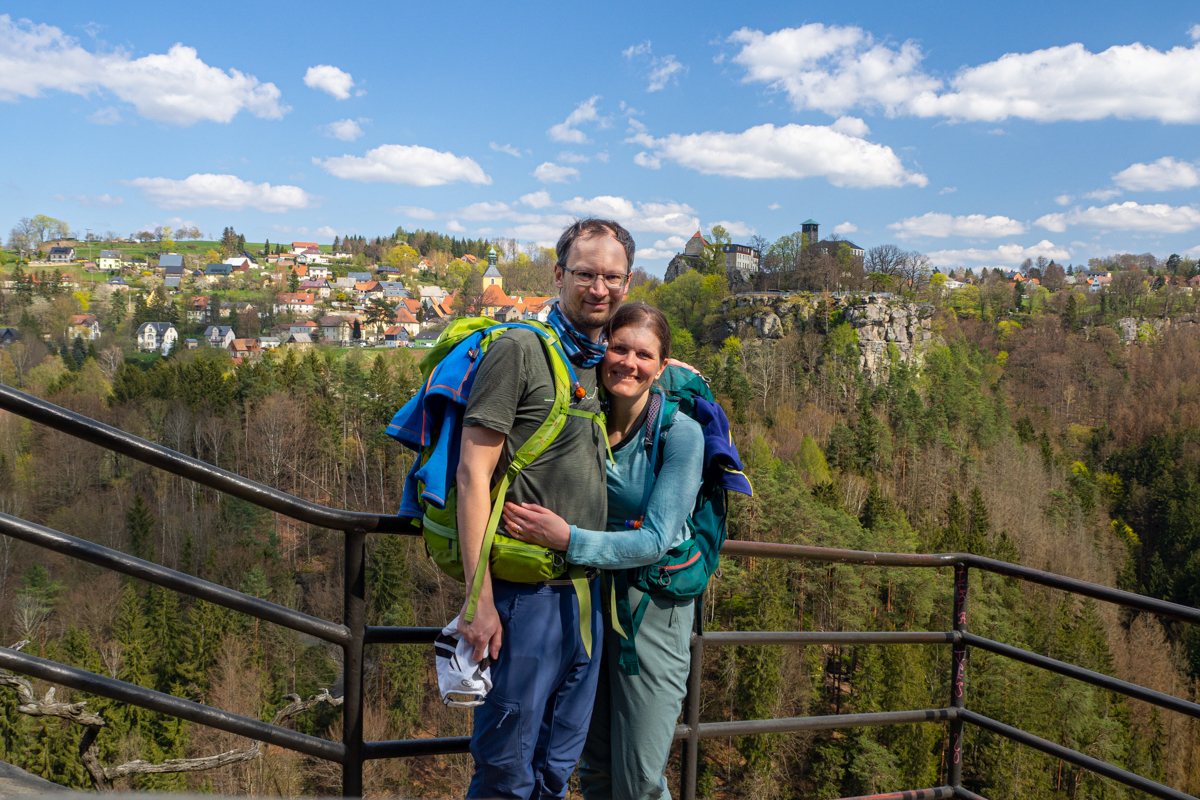 Hockstein widok na Hohnstein