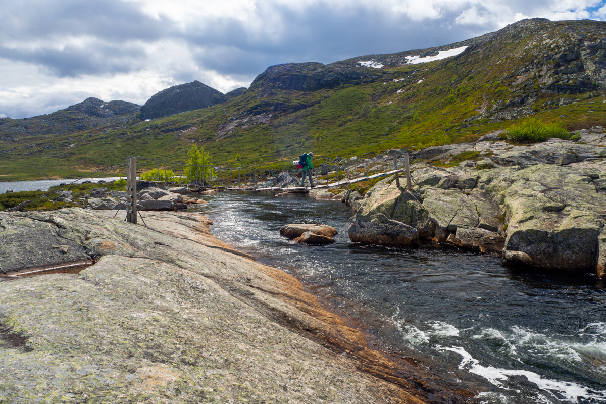 hardangervidda most wiszący