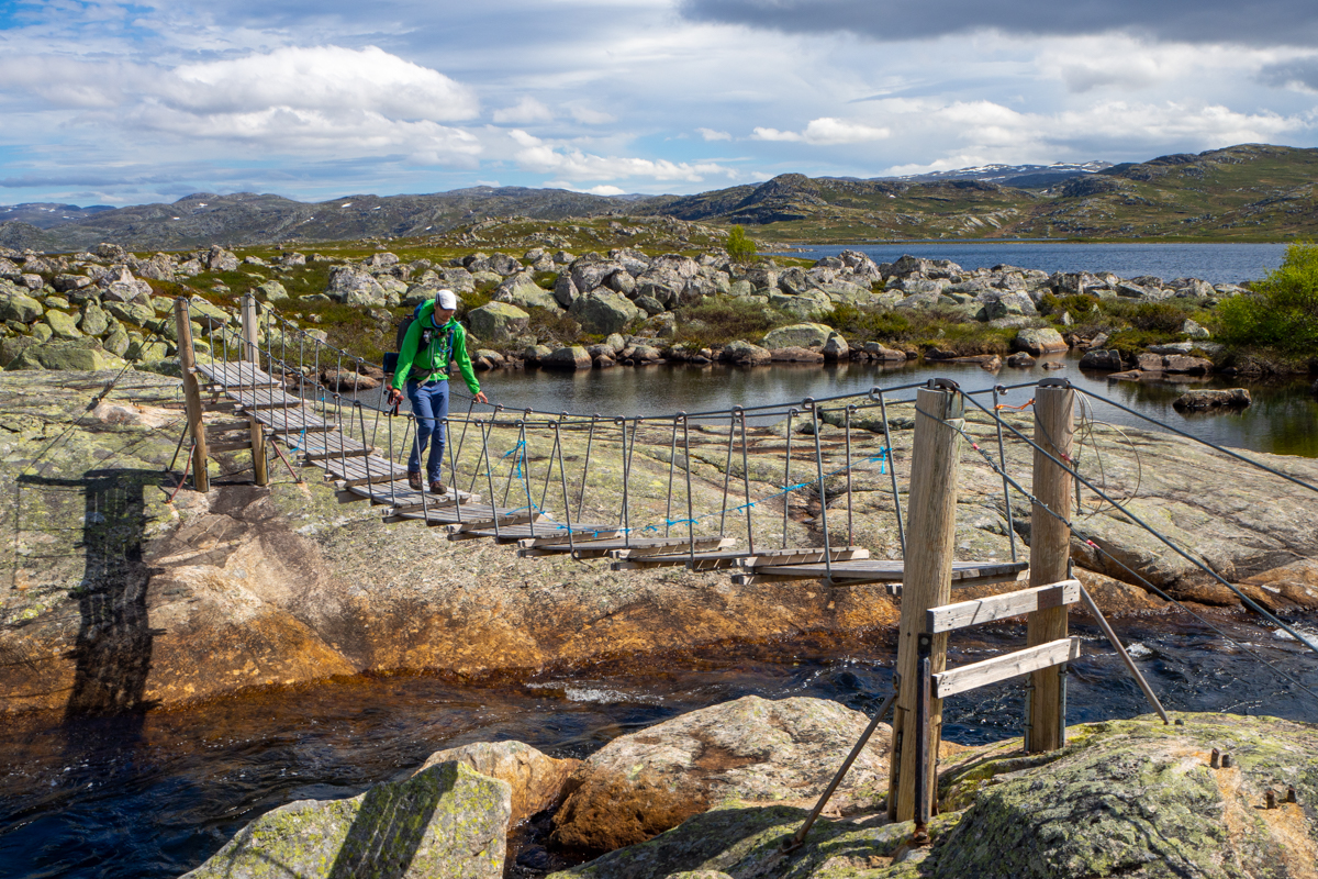 hardangervidda most wiszący