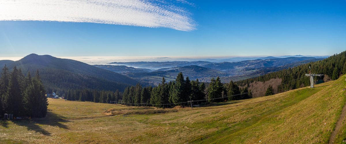 Czeskie Karkonosze inwersja