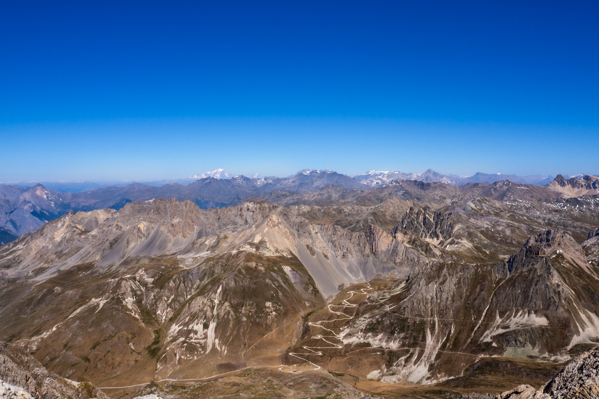 Mont Blanc z Grand Galibier