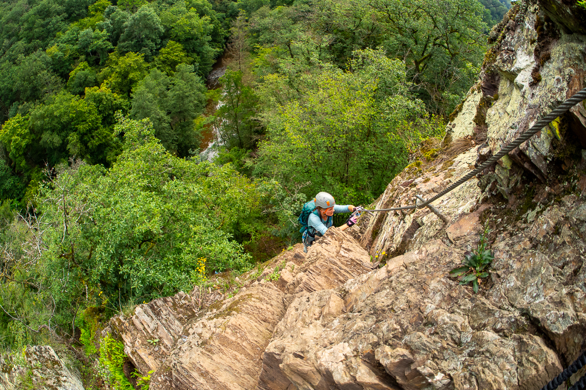 Burgenklettersteig Oberburg